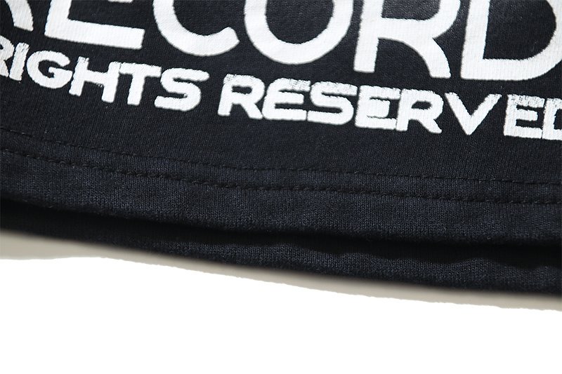 Hellstar Records Graphic Washed Black Shorts — detail