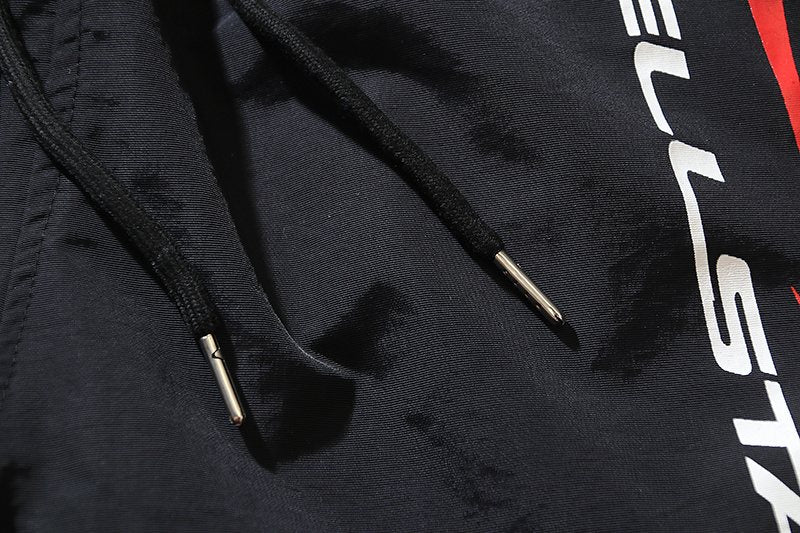 Hellstar Red & White Graphic Drawstring Shorts — detail