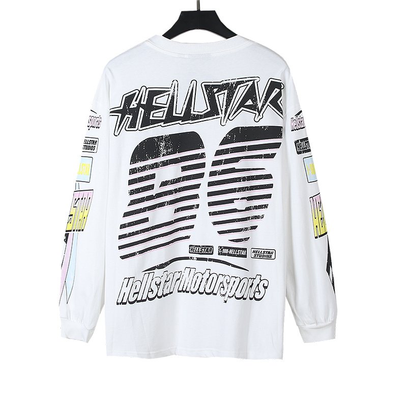 Hellstar Racing Graphic Long-Sleeve T-Shirt — back