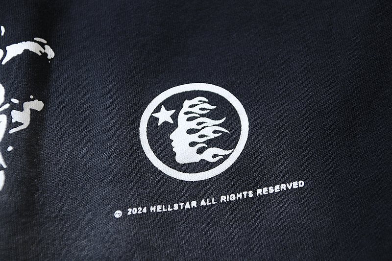 Hellstar Ribcage Graphic Long-Sleeve T-Shirt — detail