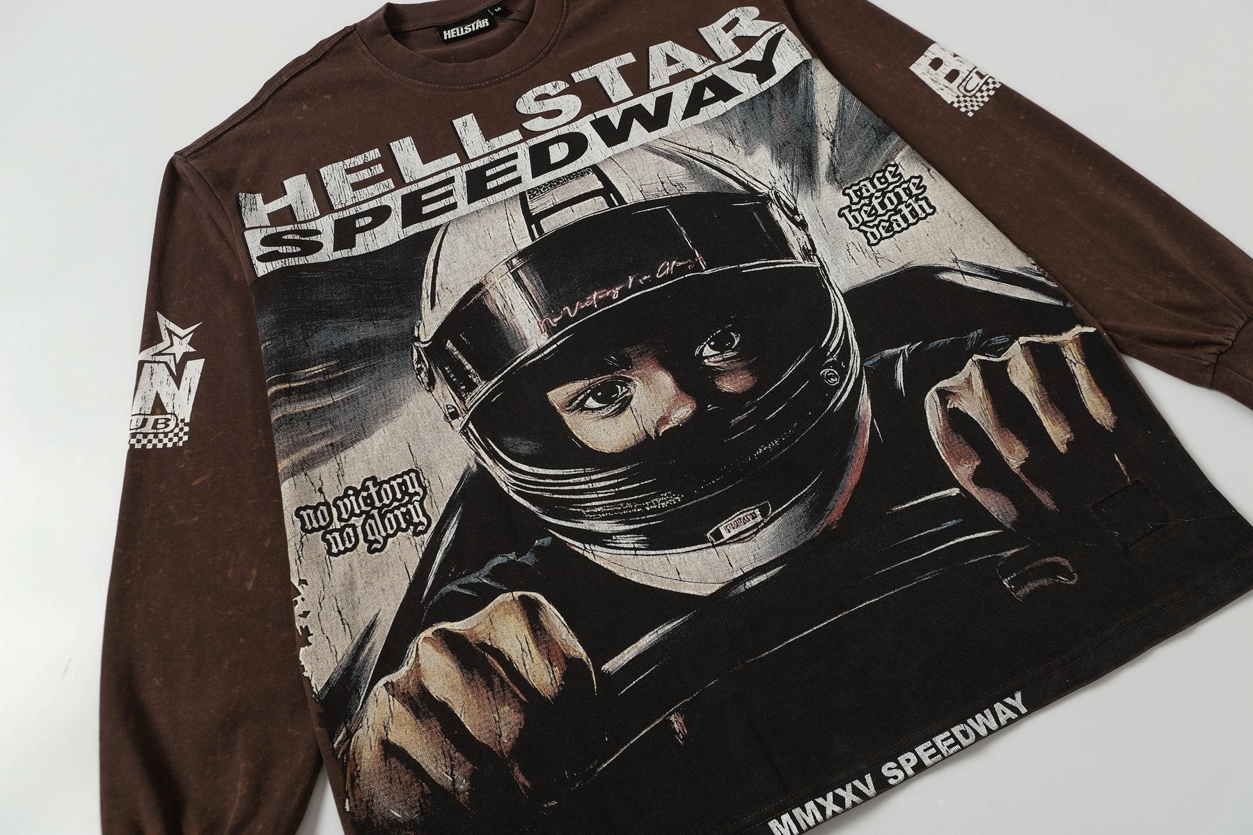 Hellstar Speedway Graphic Long-Sleeve T-Shirt — detail