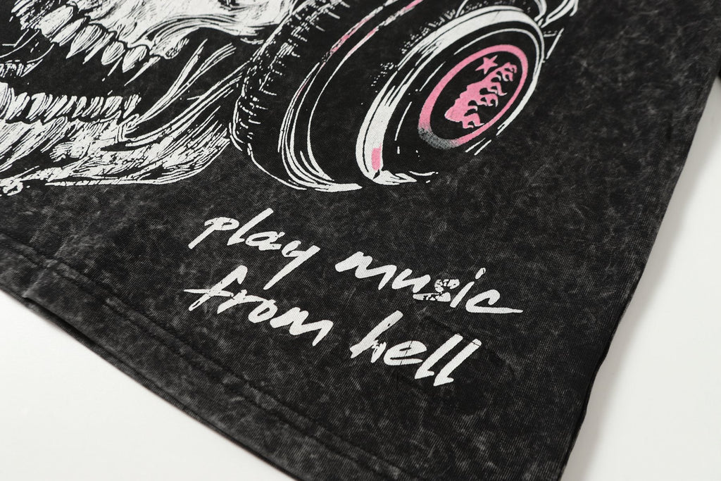 Hellstar Summer Fest Skull Graphic Long-Sleeve T-Shirt — detail