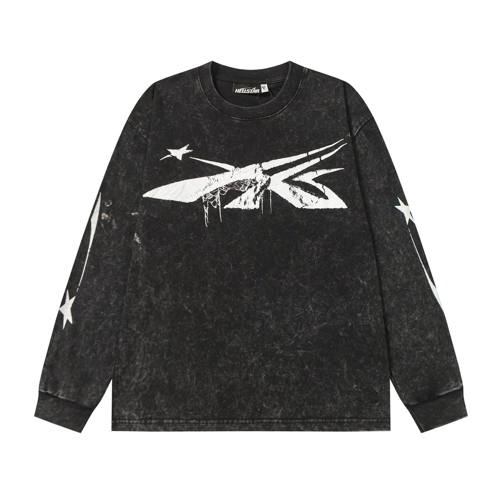 Hellstar Aircraft Star Graphic Long-Sleeve T-Shirt — hero