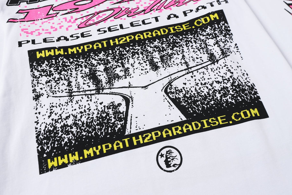 Hellstar Path to Paradise Long-Sleeve Graphic T-Shirt — detail