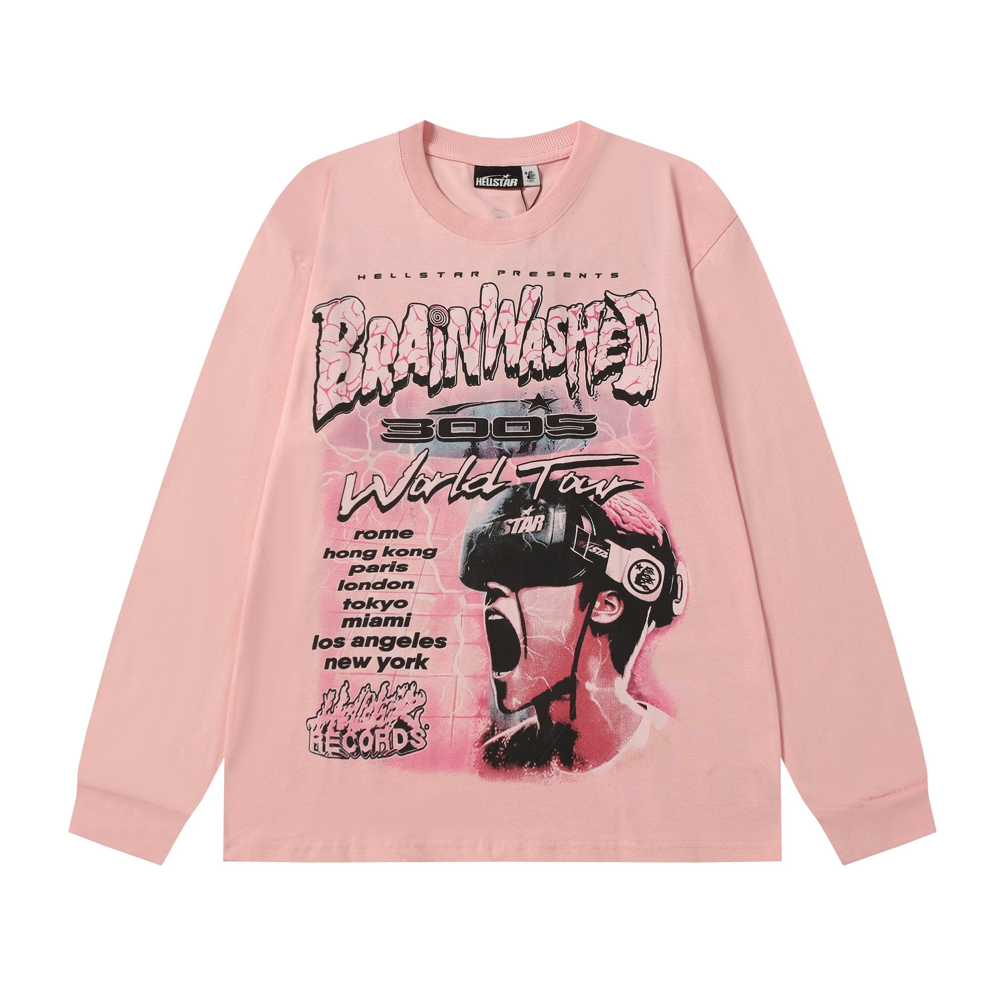 Hellstar Brainwashed 3005 World Tour Long-Sleeve T-Shirt — hero
