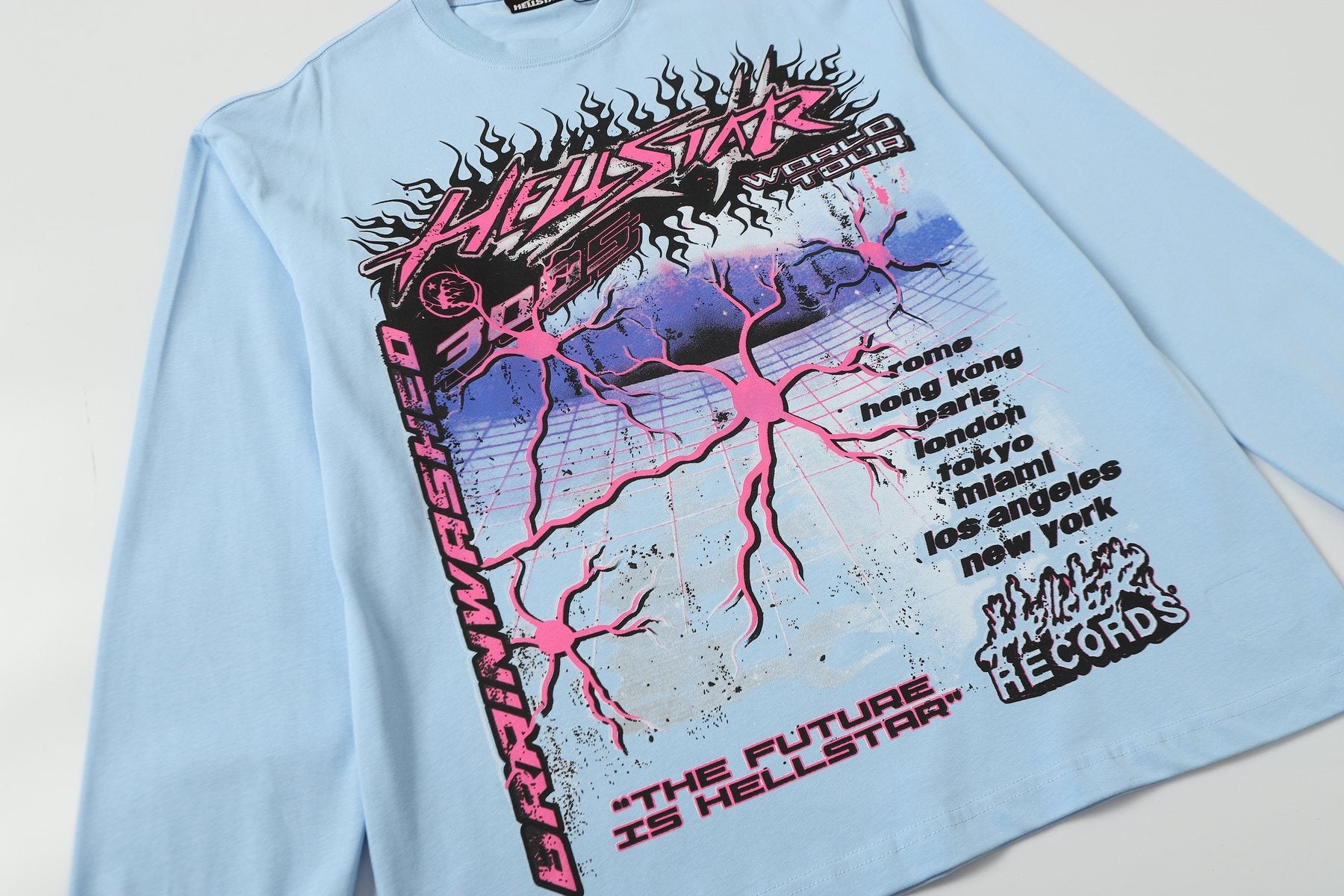 Helistar World Tour Graphic Long-Sleeve T-Shirt — front