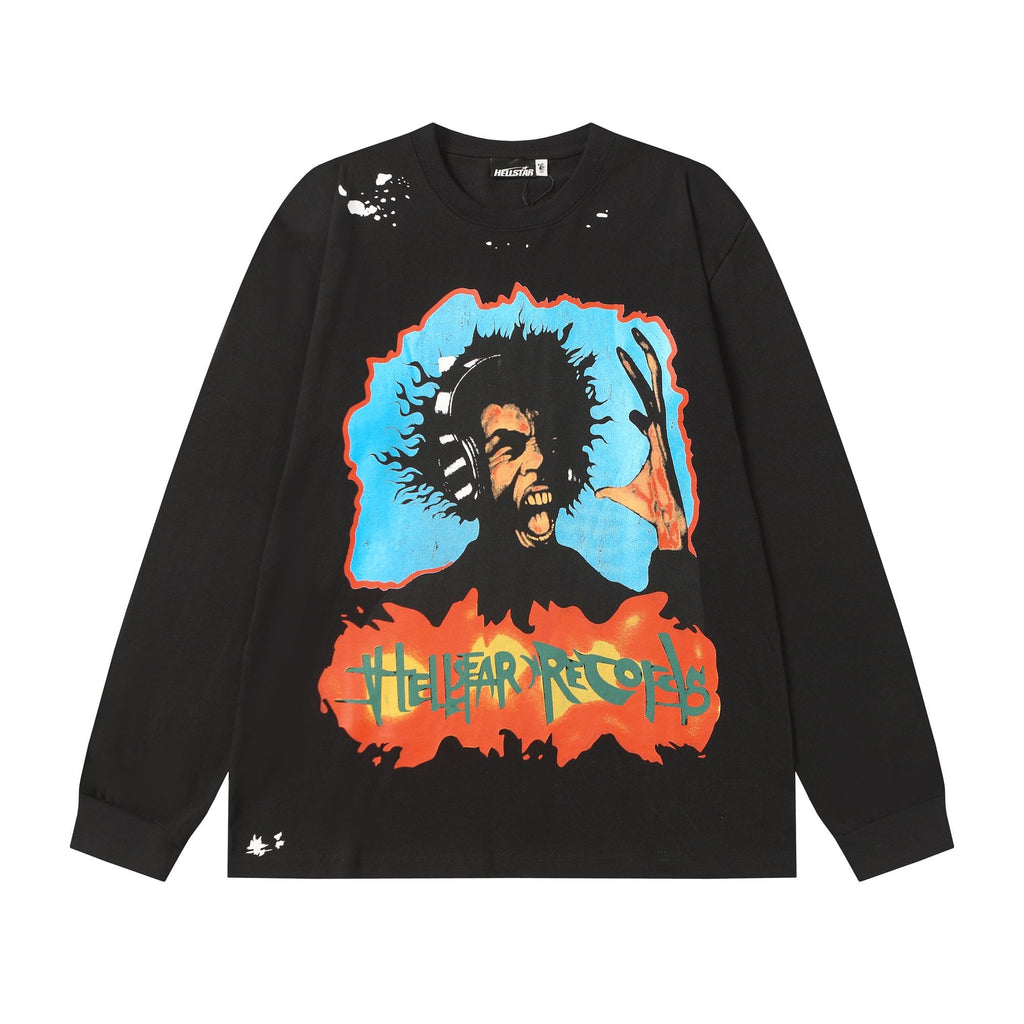 HEILSTAR Records Graphic Long-Sleeve T-Shirt — hero