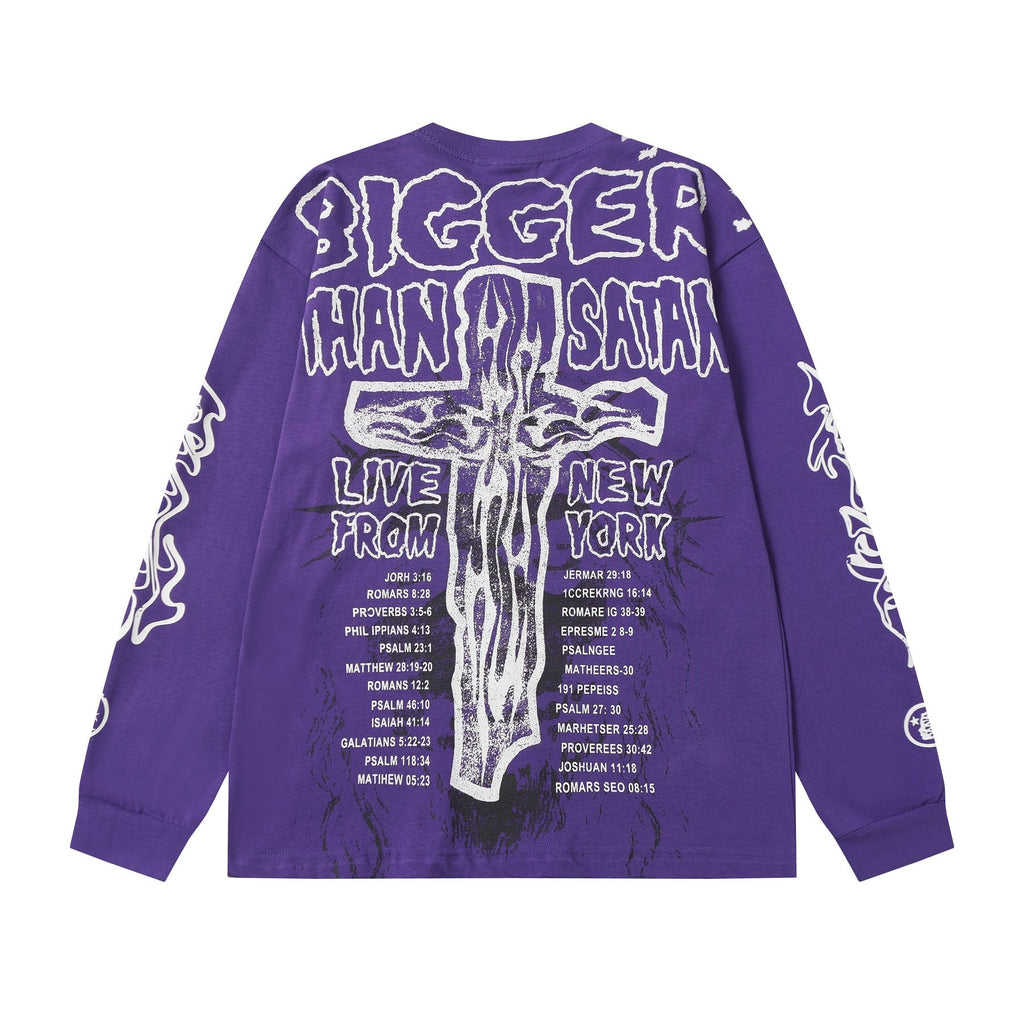 Hellstar Graphic Long-Sleeve T-Shirt — back
