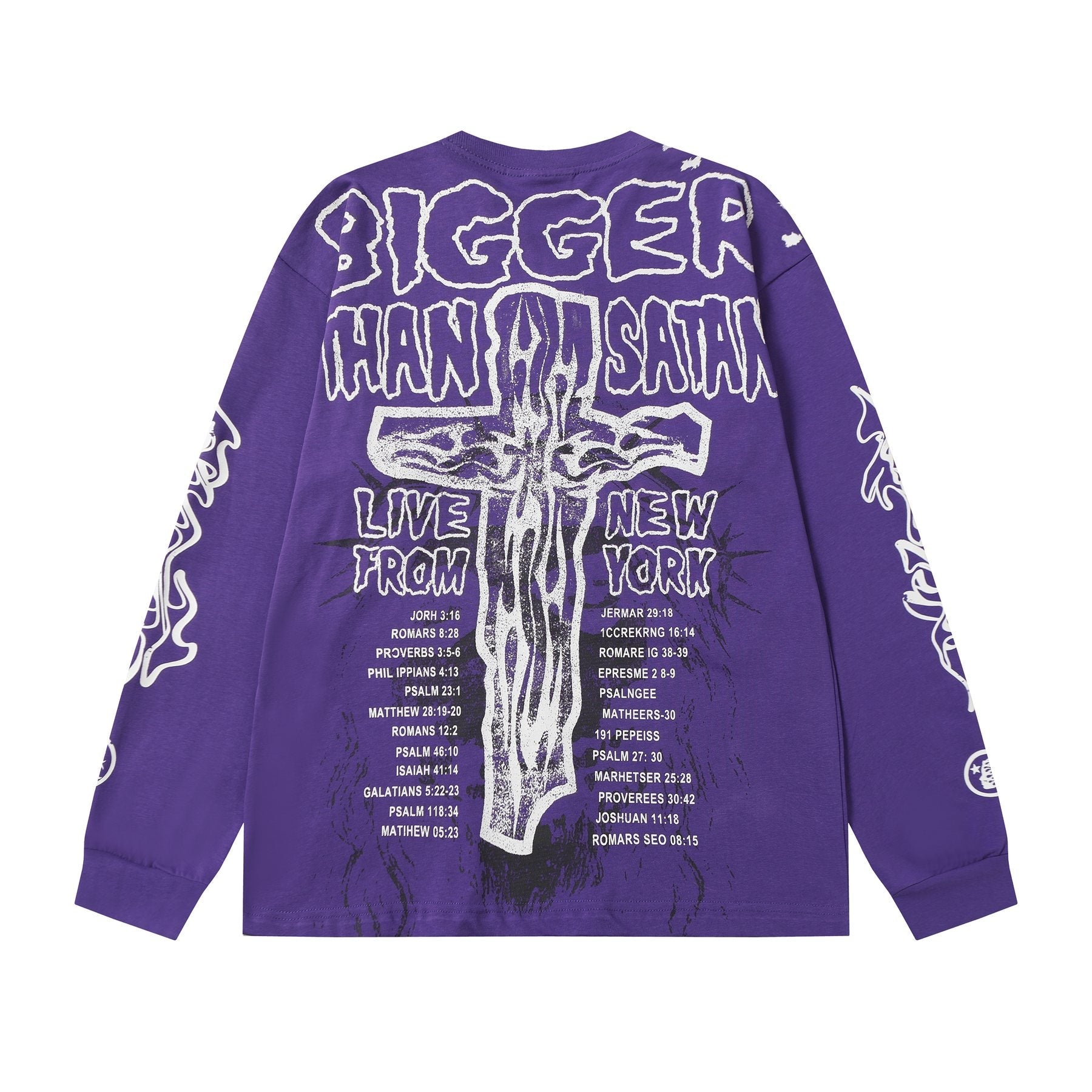 Hellstar Graphic Long-Sleeve T-Shirt — back