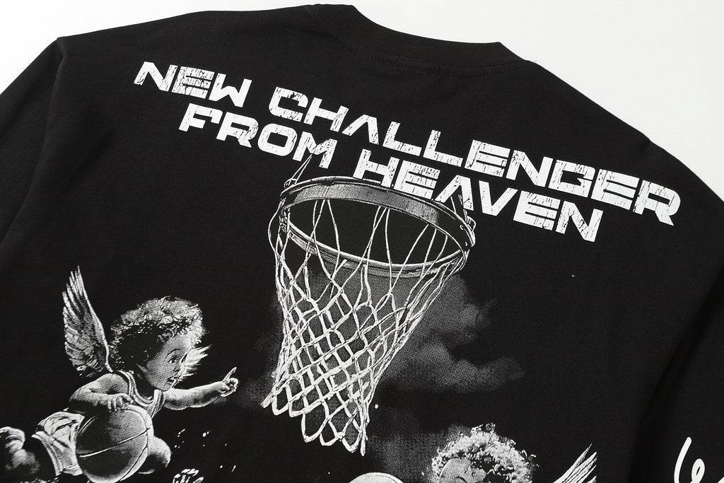 Hellstar Angel Basketball Graphic Long-Sleeve T-Shirt — detail