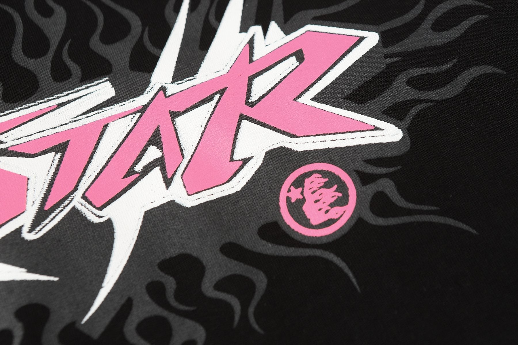 Hellstar Flame Graphic Long-Sleeve T-Shirt — detail