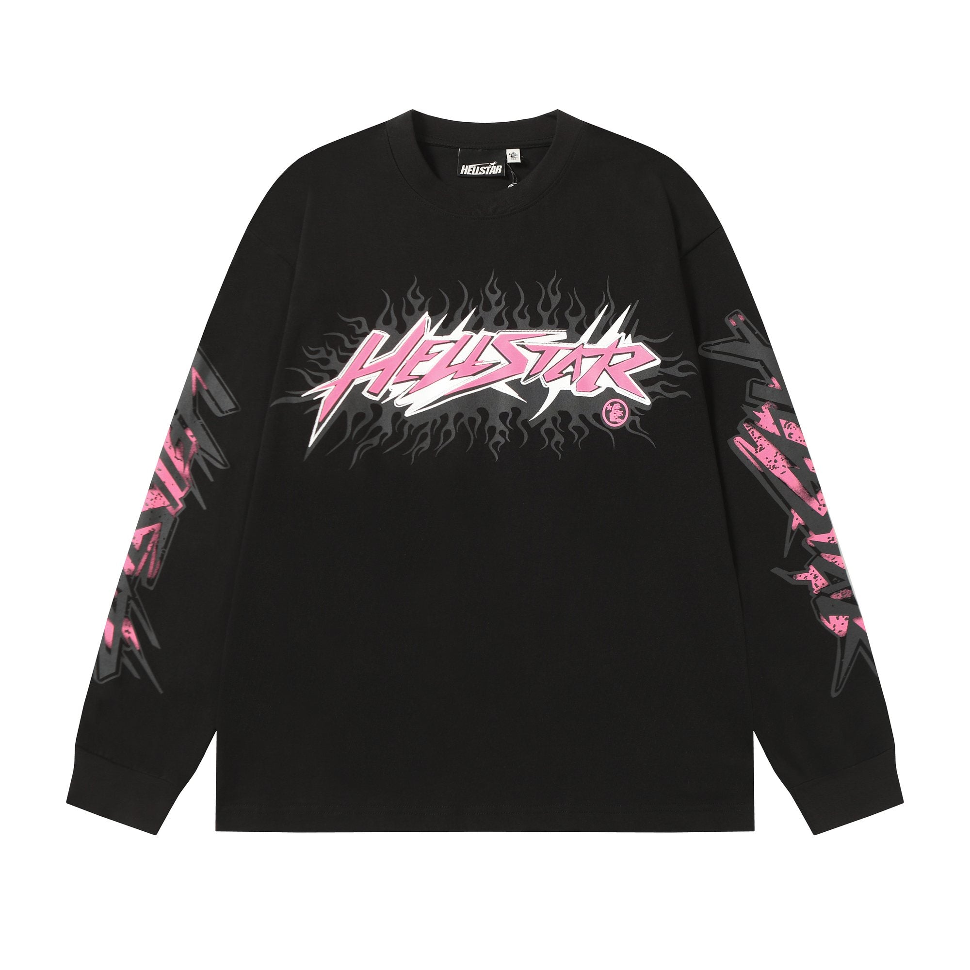 Hellstar Flame Graphic Long-Sleeve T-Shirt — hero