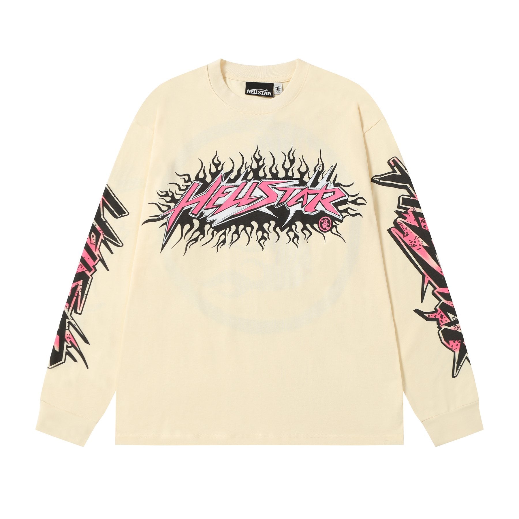 Hellstar Flame Graphic Long-Sleeve T-Shirt — front