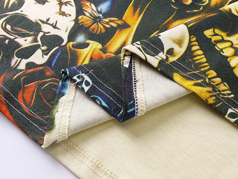 Godspeed Skull & Roses Graphic T-Shirt — detail