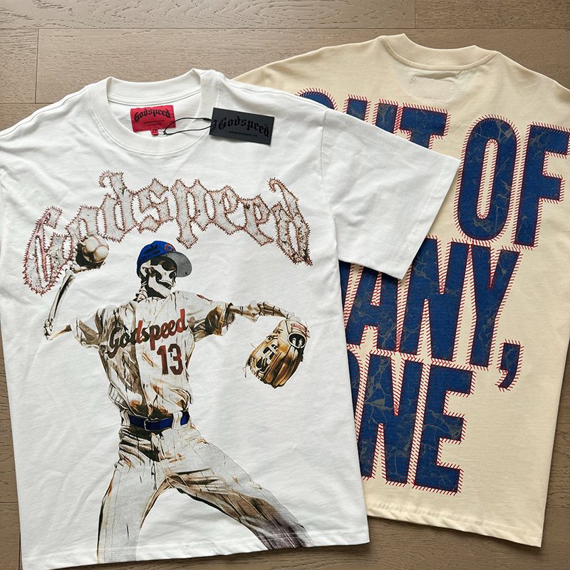 Godspeed Baseball Graphic T-Shirt — context