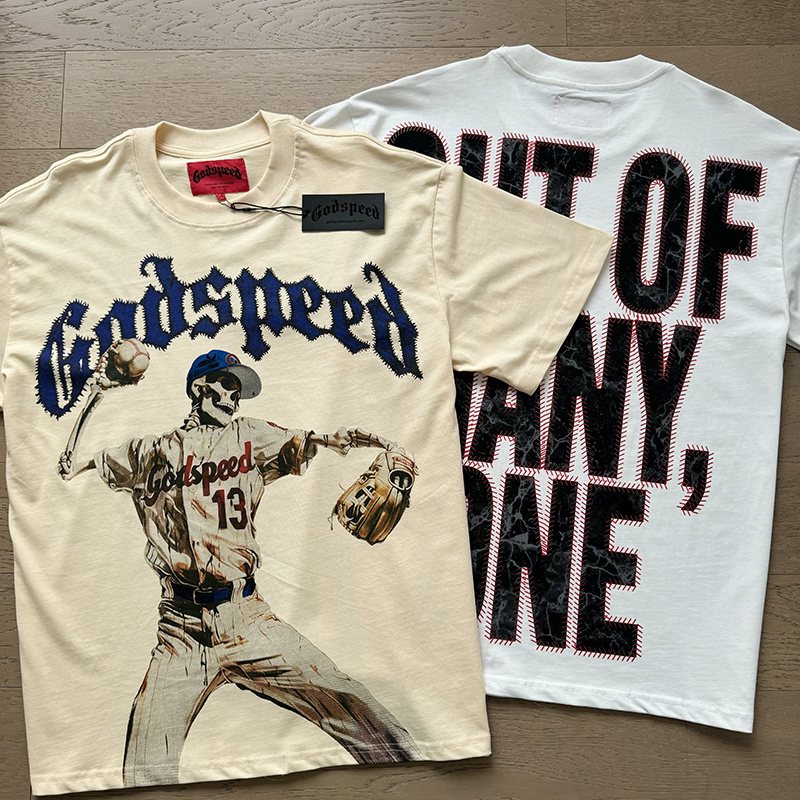 Godspeed Baseball Graphic T-Shirt — context