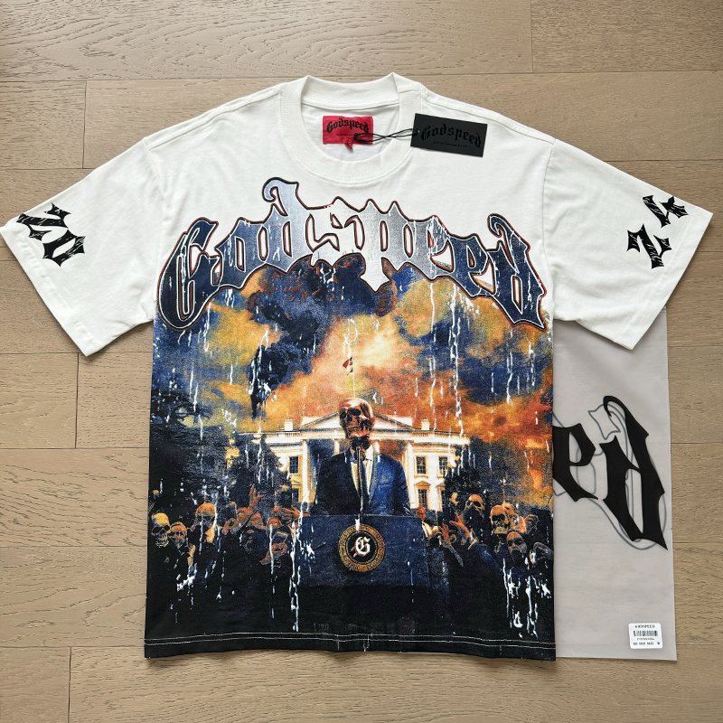 Godspeed Rock Graphic Short-Sleeve T-Shirt — context