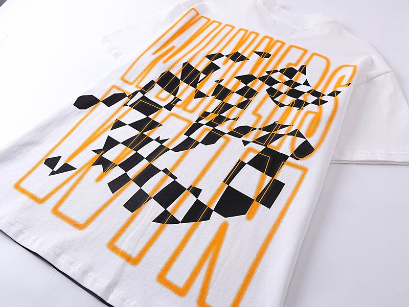 Godspeed Astronaut Skull Racing Graphic T-Shirt — detail