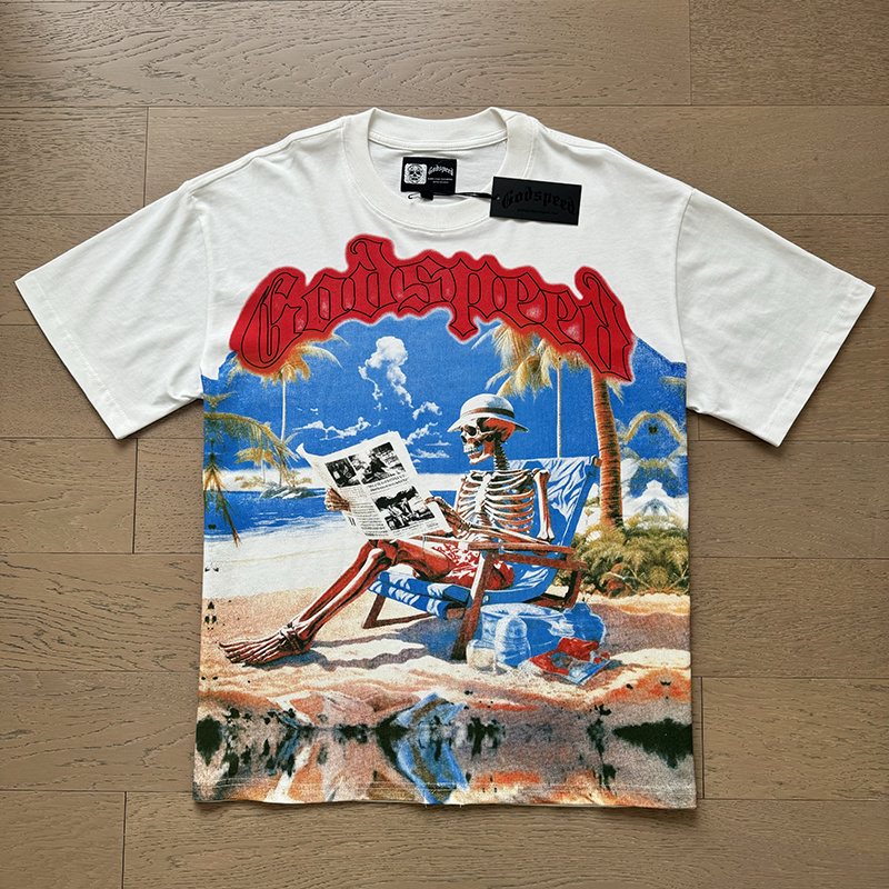 Godspeed Rock Street Graphic T-Shirt — front