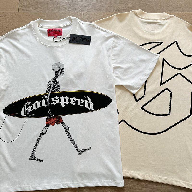 Godspeed Skeleton Graphic T-Shirt — context