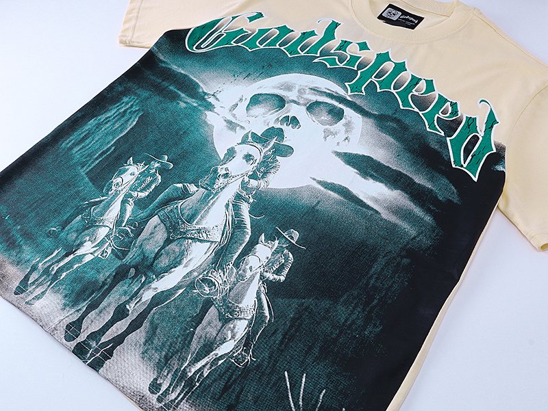 Godspeed E Pluribus Unum Graphic Short-Sleeve T-Shirt — detail