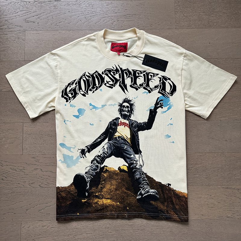 Godspeed E Pluribus Unum Graphic T-Shirt — front