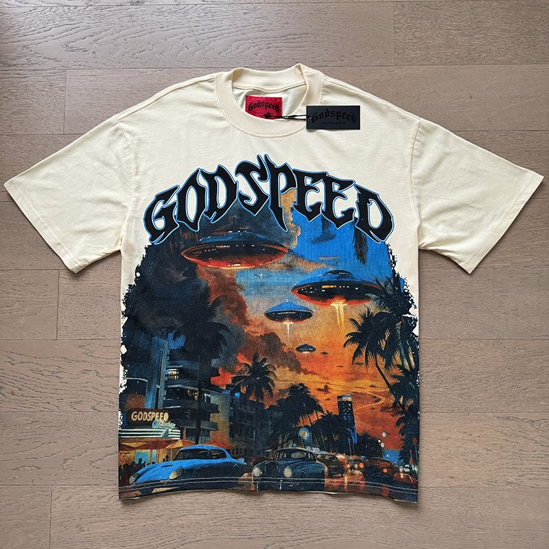 Godspeed UFO Sun-Eye Graphic T-Shirt — front