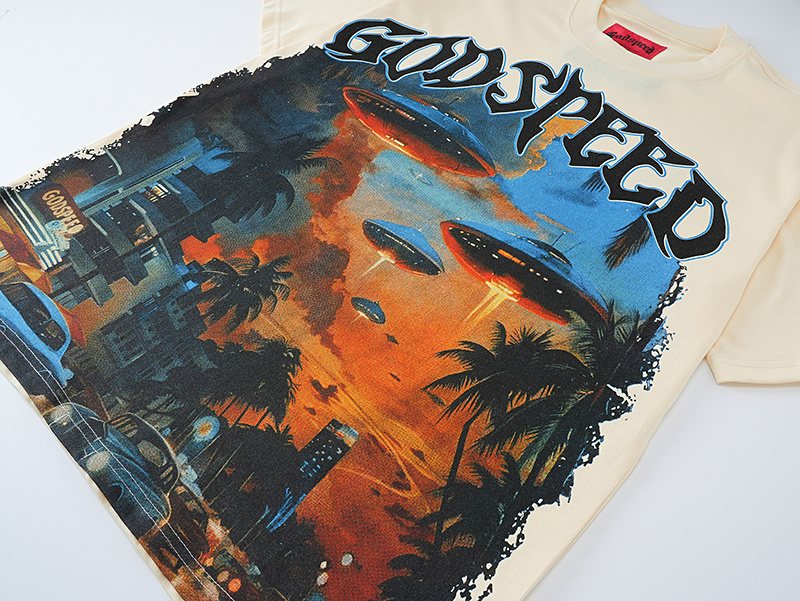 Godspeed UFO Sun-Eye Graphic T-Shirt — detail