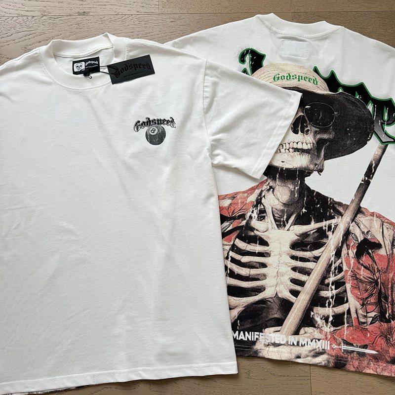 Godspeed Skeleton Graphic T-Shirt — context