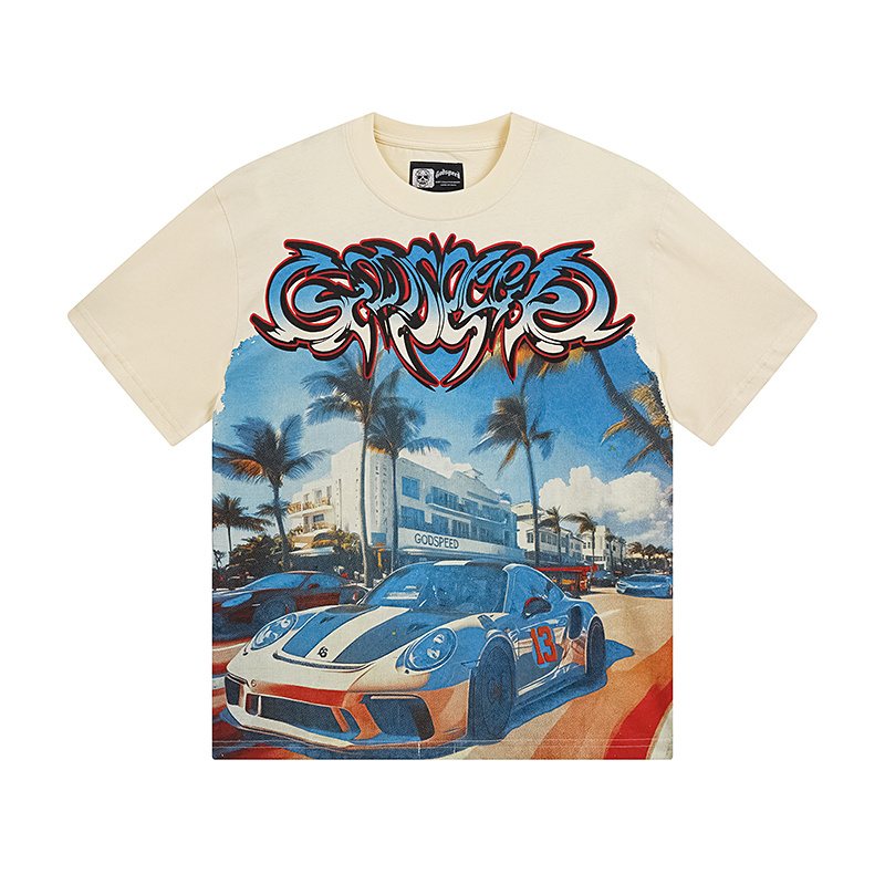 Godspeed Racing Car Graphic T-Shirt — hero