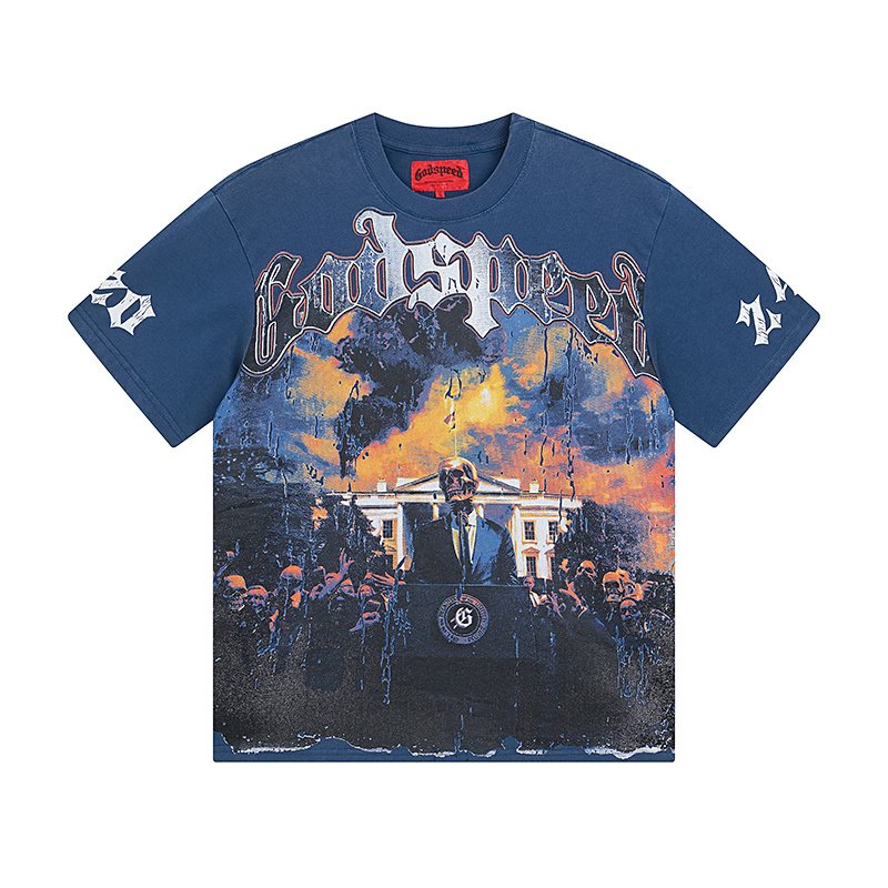 Godspeed Washed Rock Graphic T-Shirt — hero