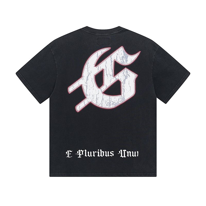Godspeed Baseball Skull Graphic T-Shirt — back