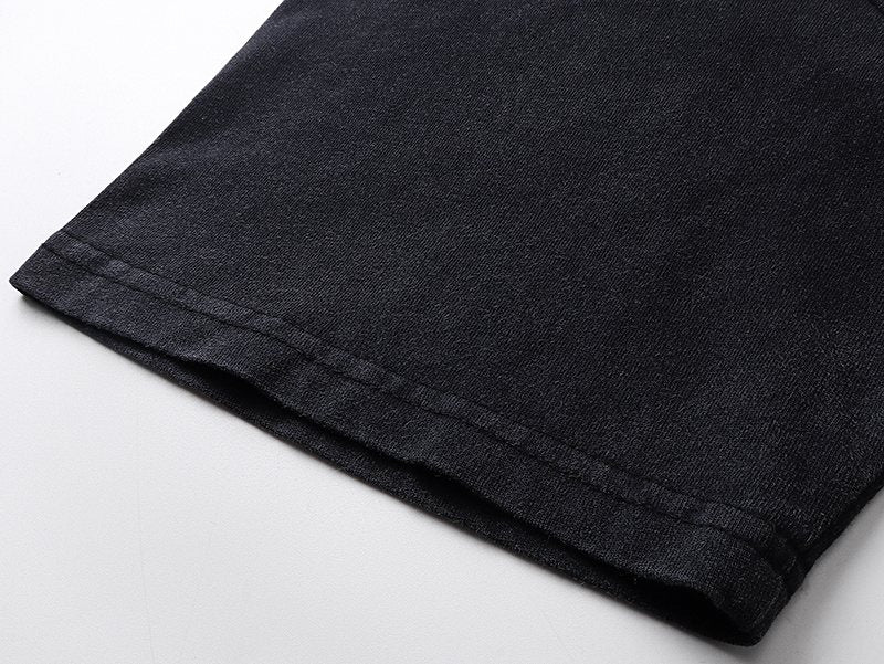 Godspeed Washed Black Skull Graphic T-Shirt — detail