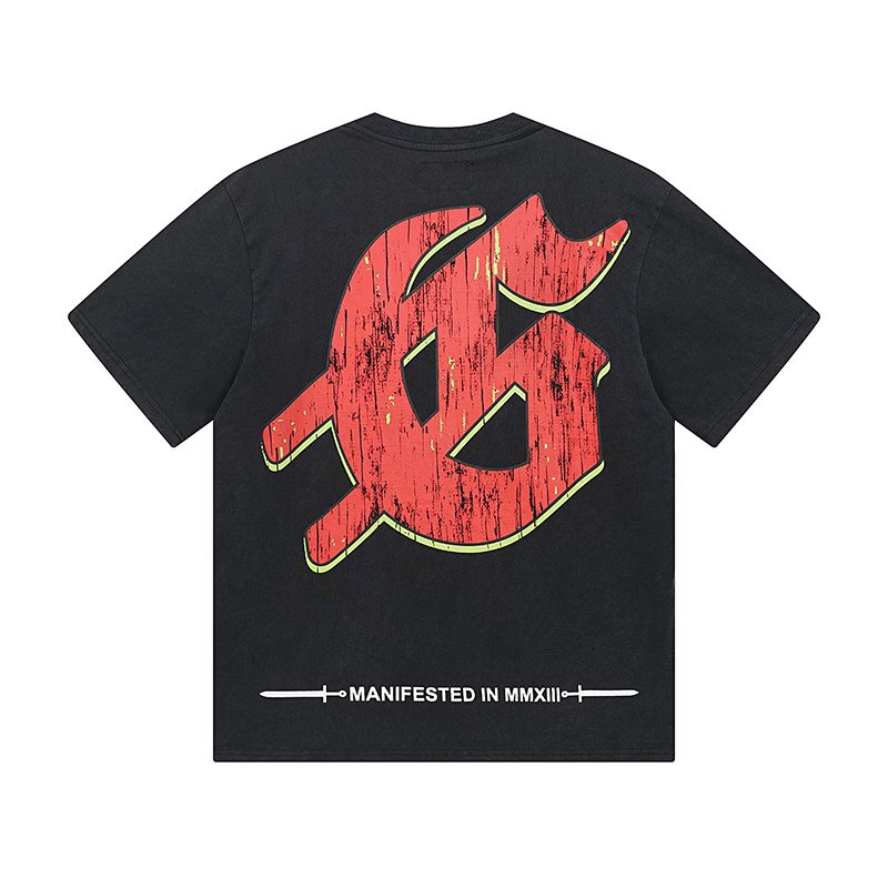 Godspeed Dog & Moon Graphic Washed T-Shirt — back