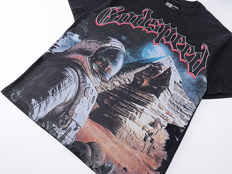 Godspeed Astronaut Graphic T-Shirt — detail