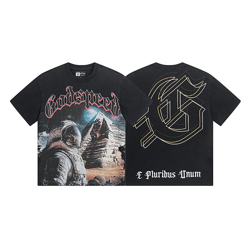 Godspeed Astronaut Graphic T-Shirt — front