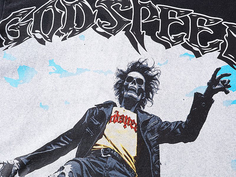 Godspeed Washed Rock Graphic T-Shirt — detail