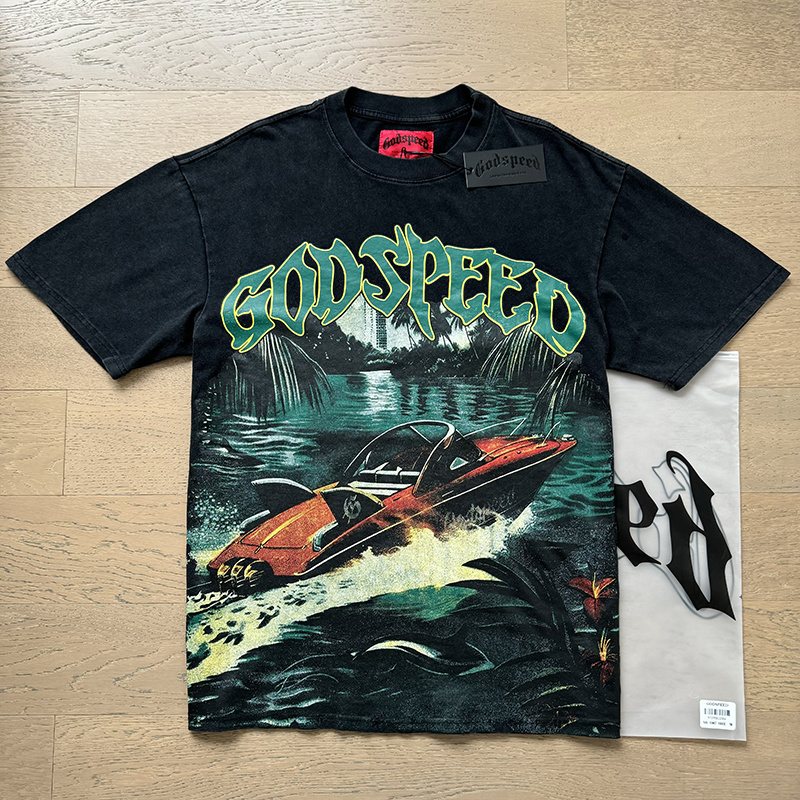 Godspeed Washed Rock Graphic T-Shirt — context