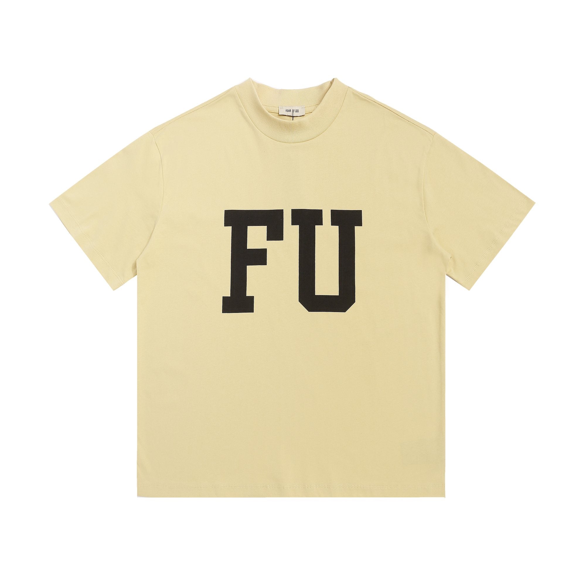 Fear of God Cream Front & Back Graphic T-Shirt — hero