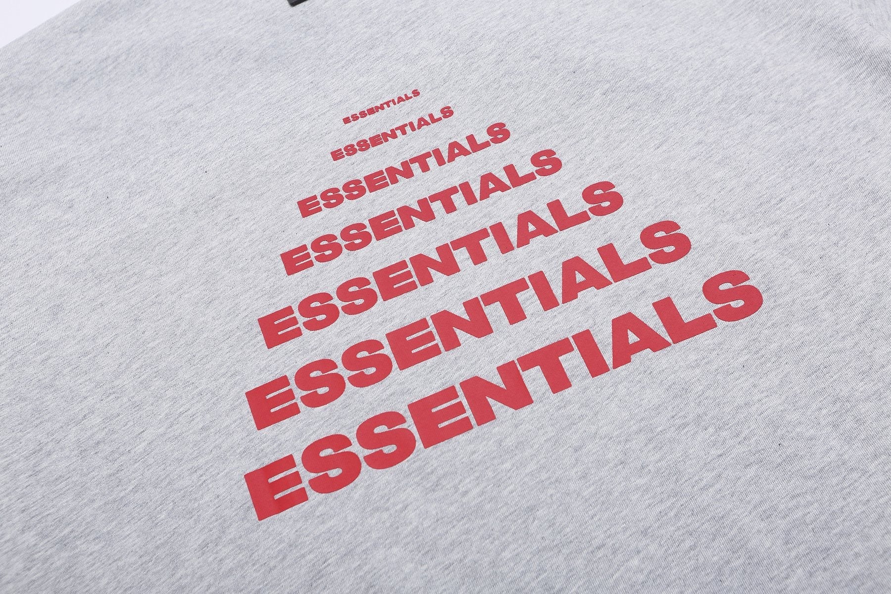ESSENTIALS Repeated Graphic Short-Sleeve T-Shirt — detail
