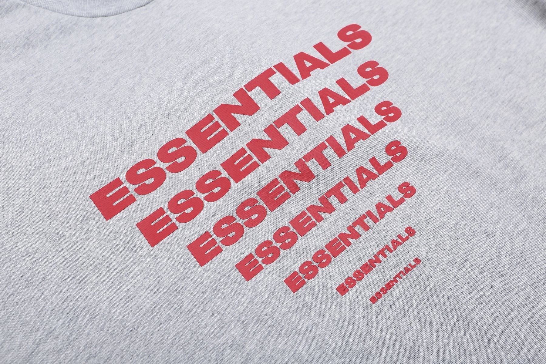 ESSENTIALS Repeated Graphic Short-Sleeve T-Shirt — detail