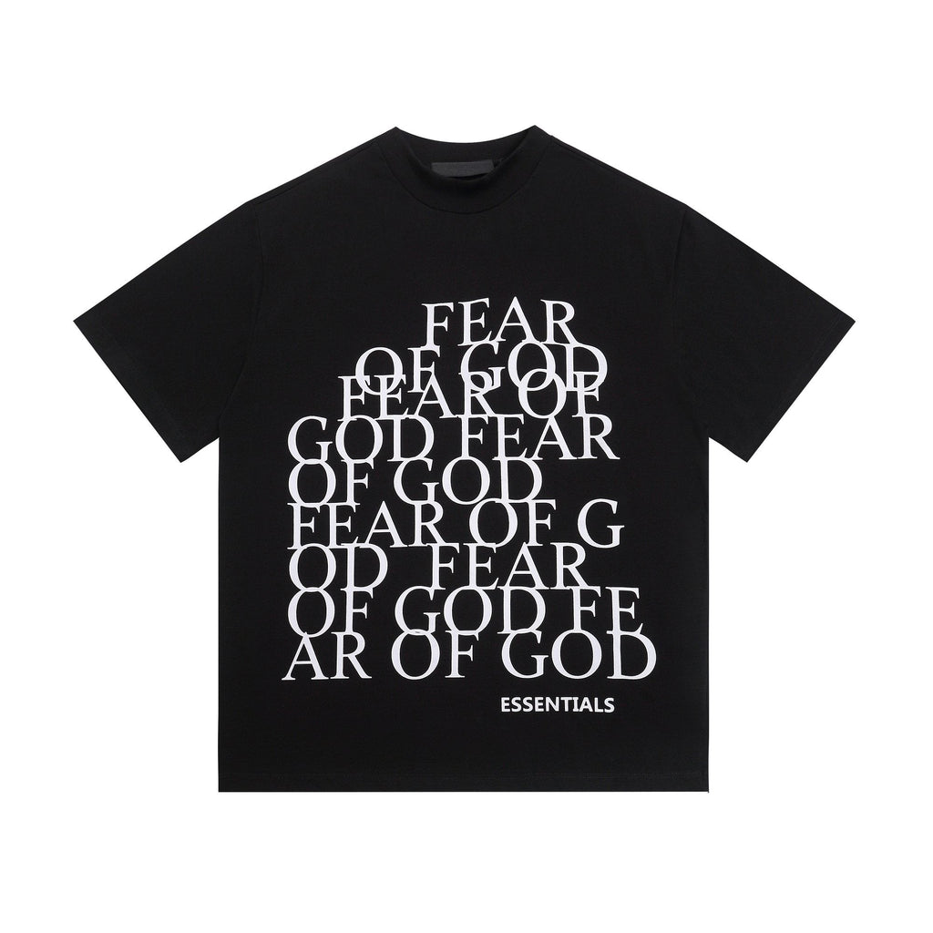 ESSENTIALS Stacked Text Graphic T-Shirt — hero