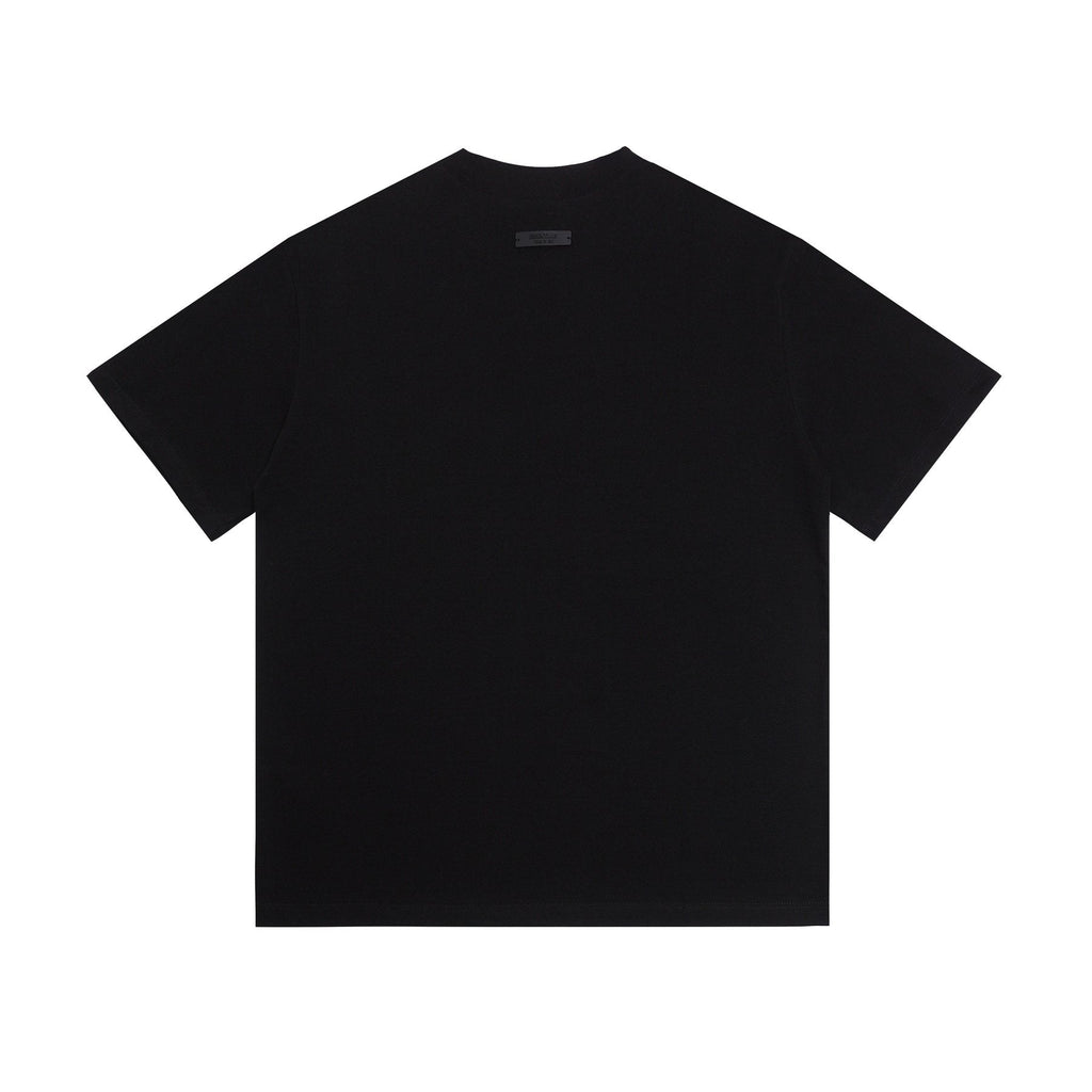 ESSENTIALS Stacked Text Graphic T-Shirt — back