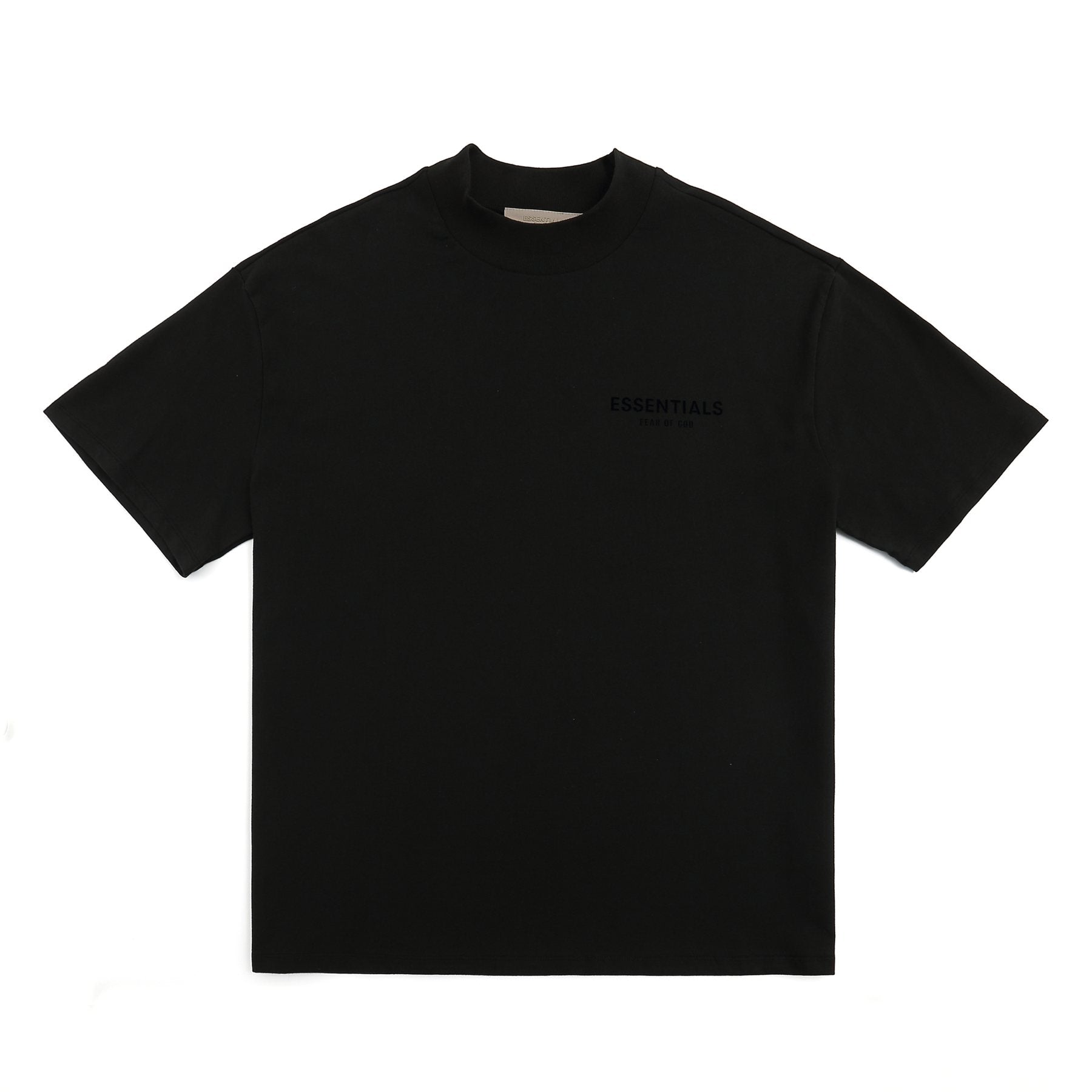 ESSENTIALS Flocked Logo Graphic T-Shirt — front