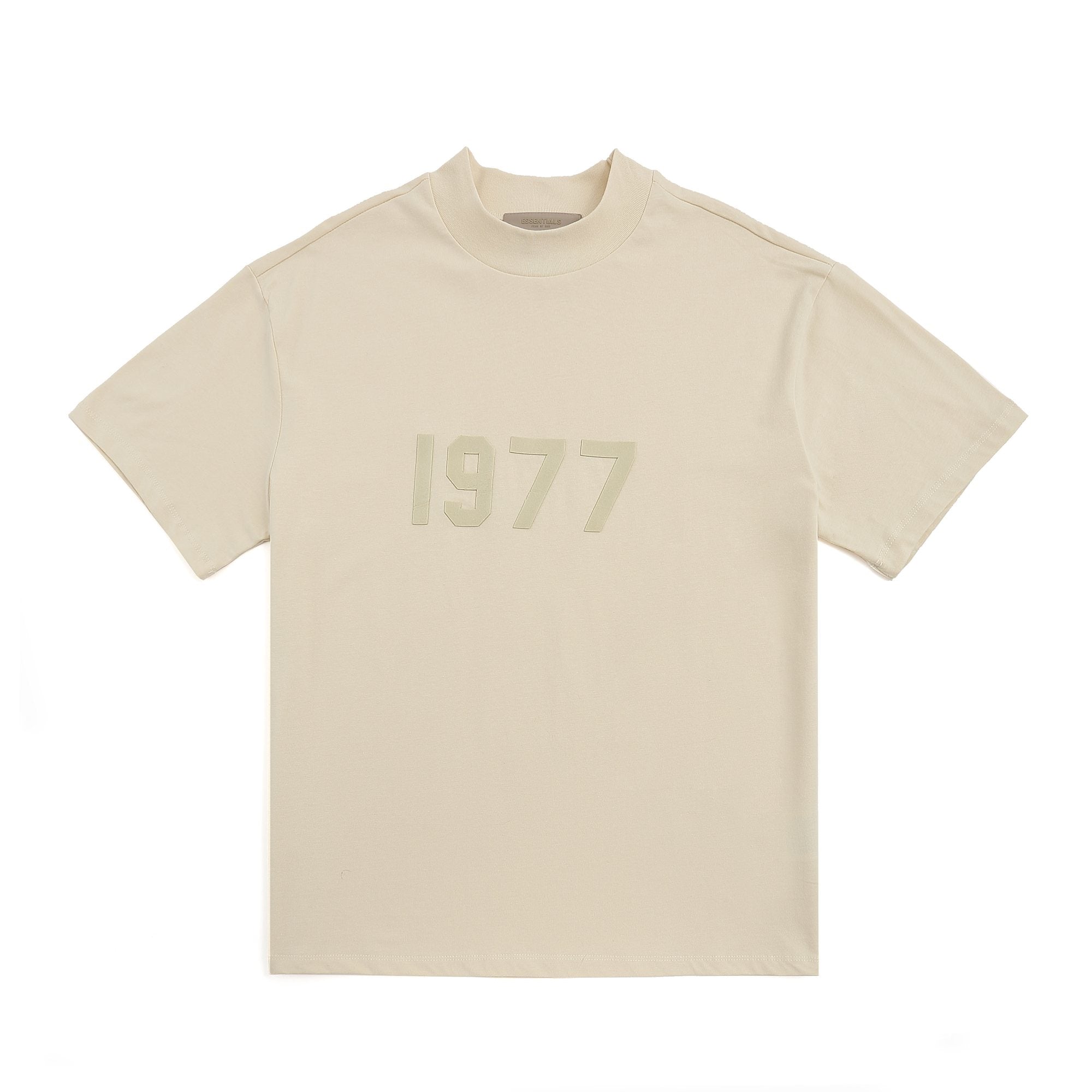 ESSENTIALS 1977 Tonal Wordmark Mock-Neck T-Shirt — front