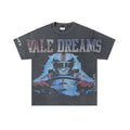 VALE USA Rhinestone Football Graphic Washed T-Shirt — hero