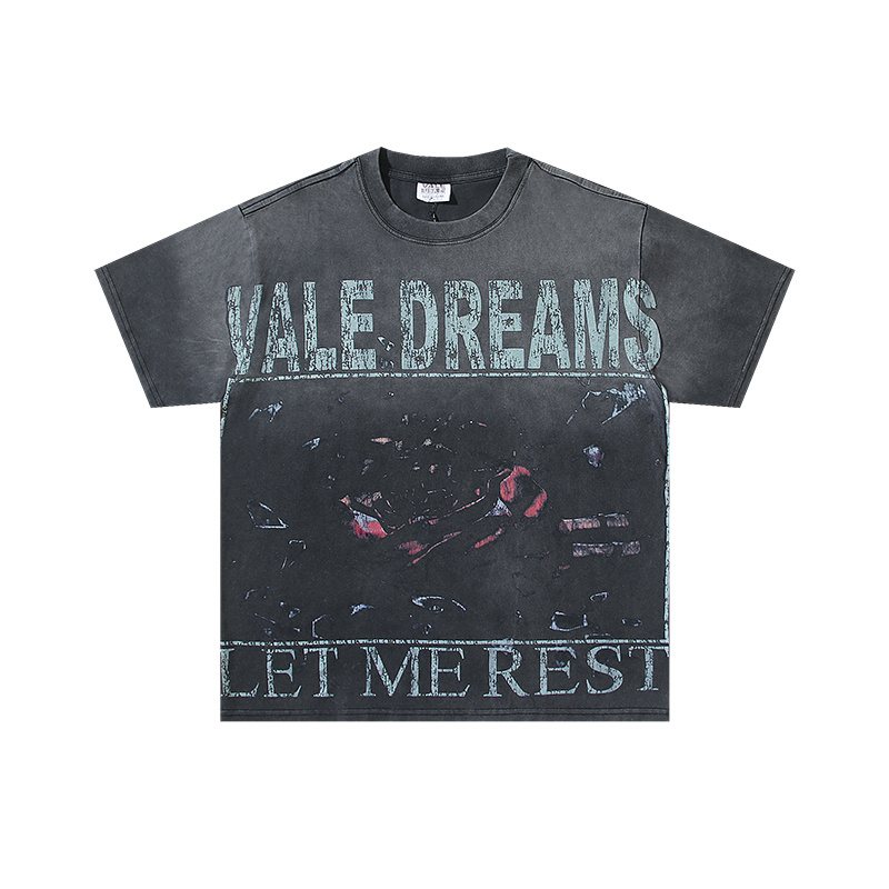 VALE USA Let Me Rest Washed Graphic T-Shirt — hero