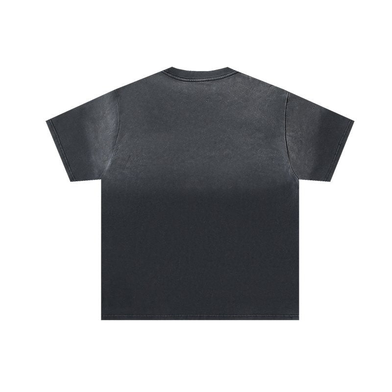 VALE USA Rhinestone Graphic T-Shirt — back