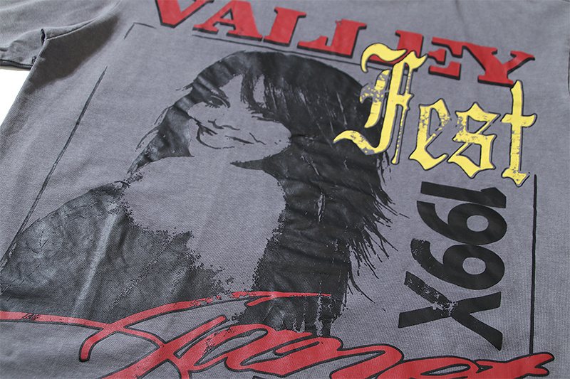 VALE USA Janet Jackson Festival Graphic T-Shirt — detail