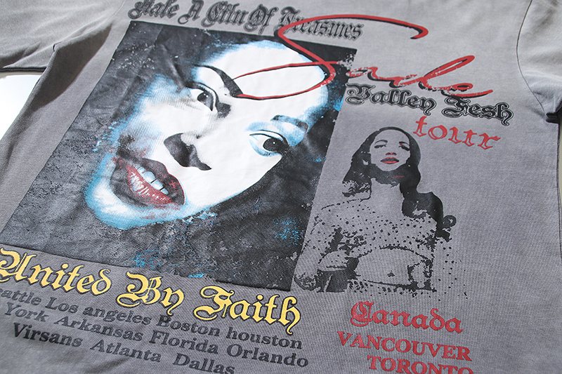 VALE USA Sade United By Faith Graphic T-Shirt — detail
